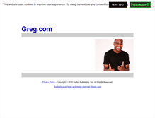 Tablet Screenshot of greg.com